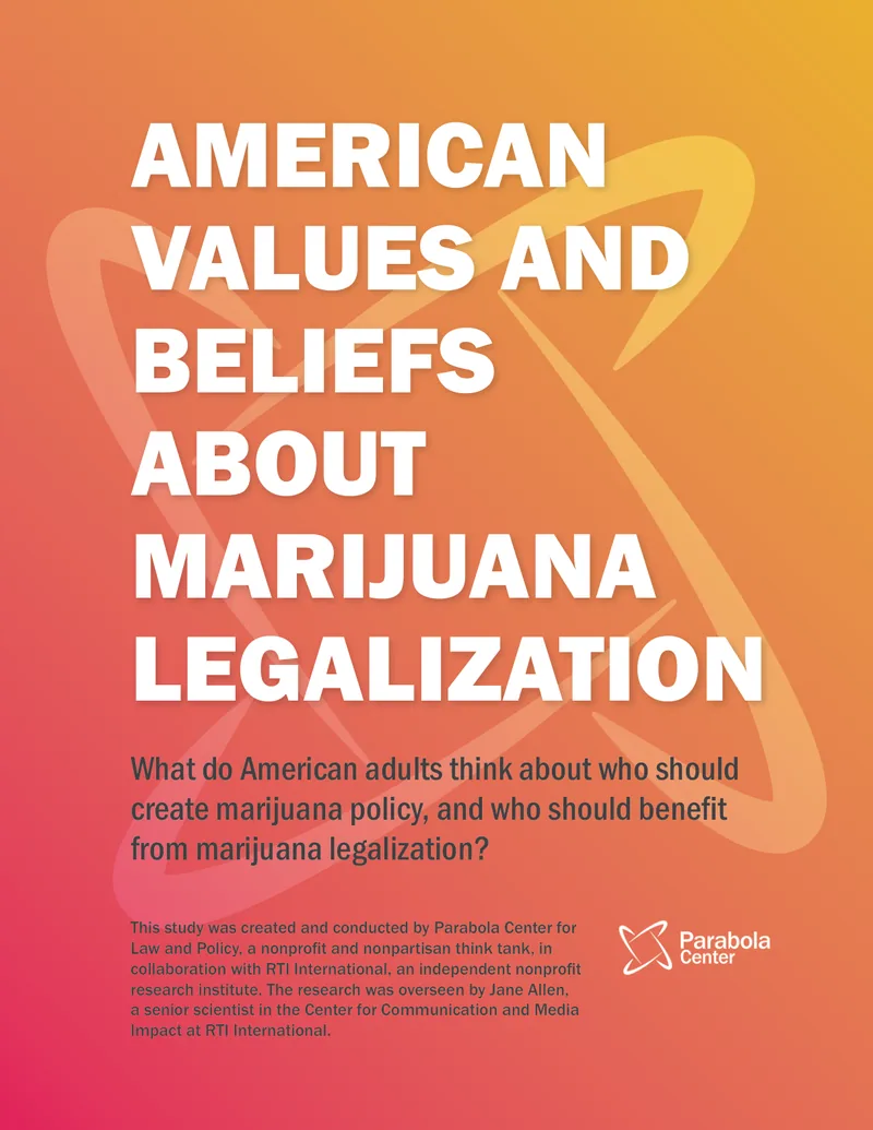 Cover of American Values and Beliefs on Marijuana Legalization